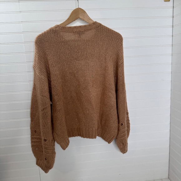 NEW Steve Madden Lucie Sweater Hazelnut - Picture 7 of 9
